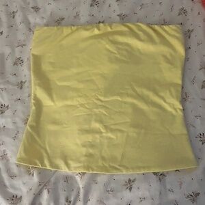 Demetria collection beginning boutique yellow tube top